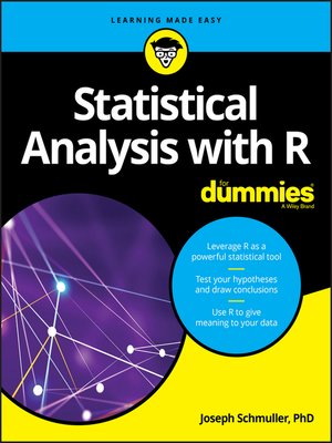 cover image of Statistical Analysis with R For Dummies